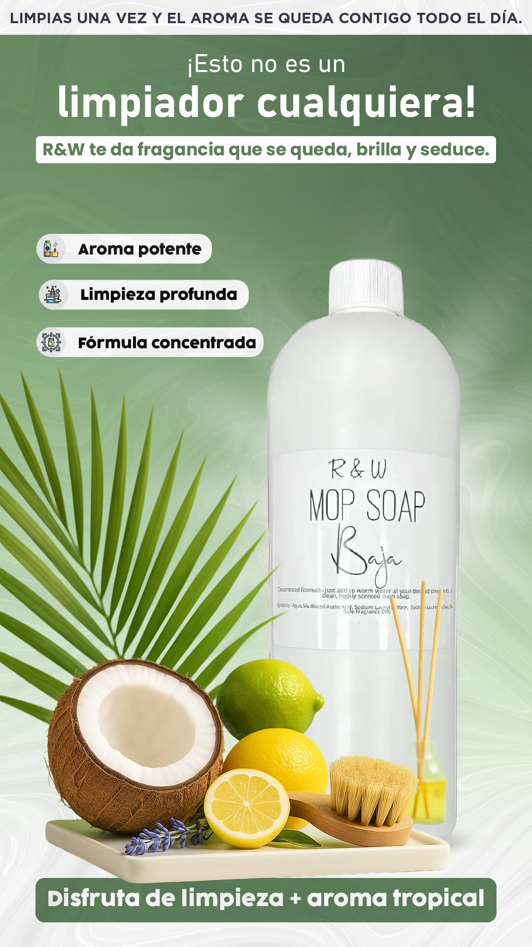 Mop Soap| Tu casa limpia y oliendo brutal.