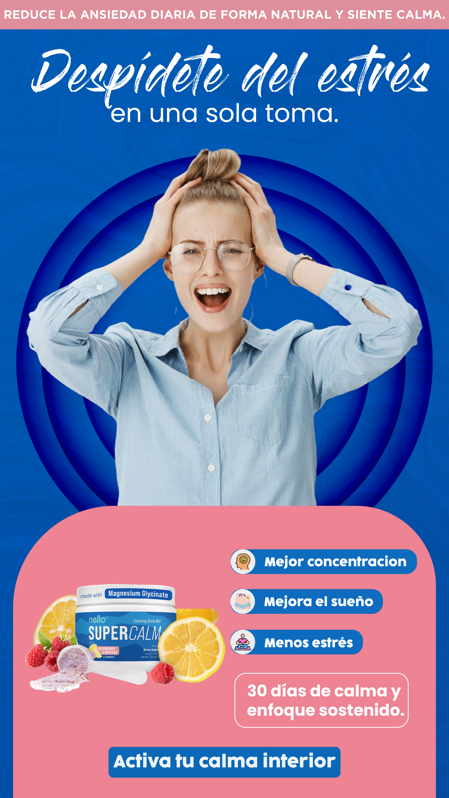 Supercalm|  Relájate, enfócate y duerme como nunca.